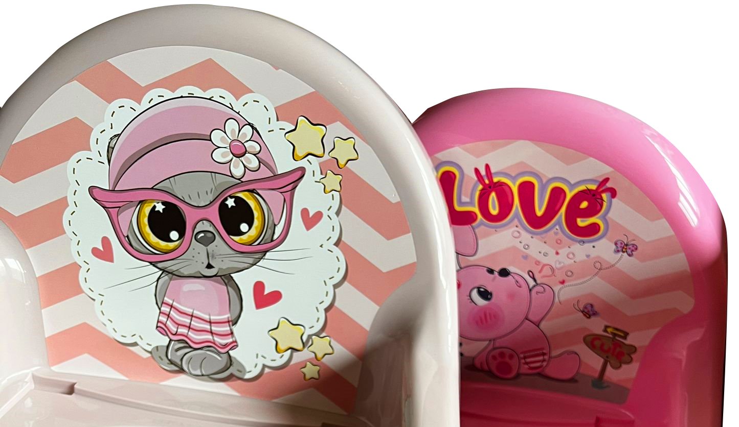 2in1 Töpfchen Kleinkinder Potty Baby Toilettentrainer Kinder Lern Toilettensitz