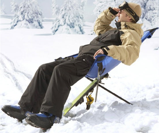 Skisitz Outdoor Sitz Sessel Ski Skistuhl Outdoorsitz Abfahrt Alpin Langlauf Tuch