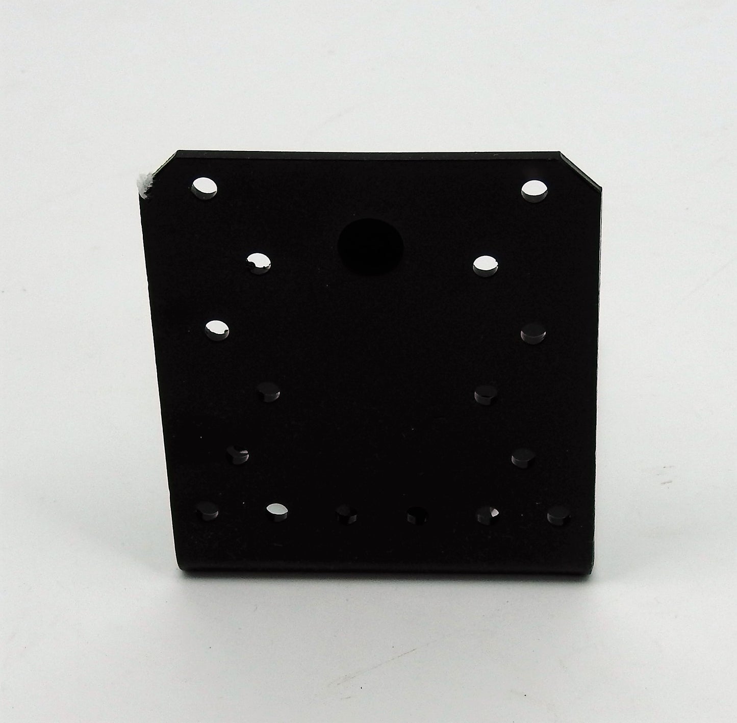 Stahl Winkel 100x90mm 3mm schwarz verstärkt Schwerlast Träger Schienenkonsole