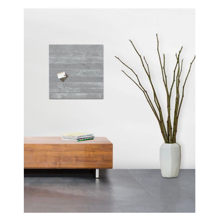 Sigel GL168 Glas Magnetboard 48x48 Magnettafel Magnetwand Pinnwand Tafel grau