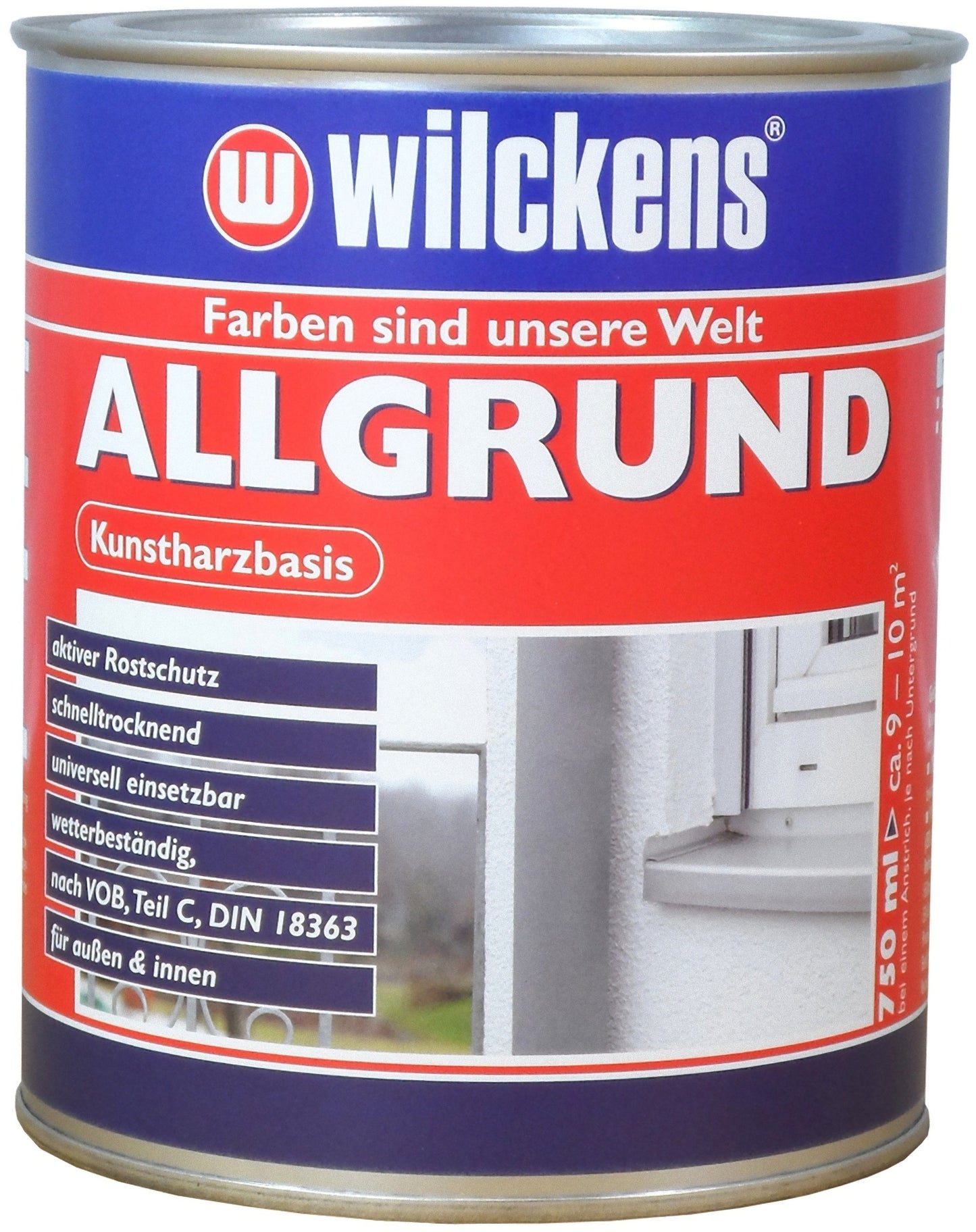 Wilckens 0,75l Allgrund rotbraun Rostschutz Metallgrund Metall Grundierung