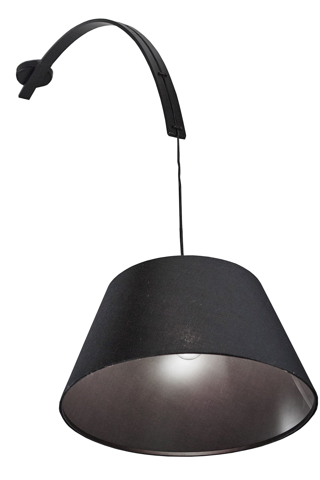 Hängeleuchte 45 x 125 cm schwarz Standleuchte Standlampe Lampe Leuchte