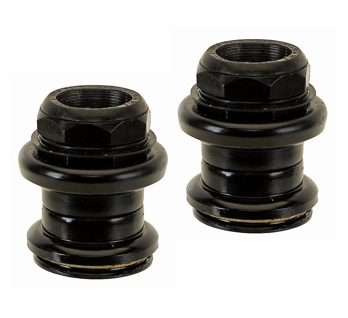 2 x FAHRRAD Steuersatz 1 1/8" Zoll Lenkung Kugellager Lenker 30mm schwarz