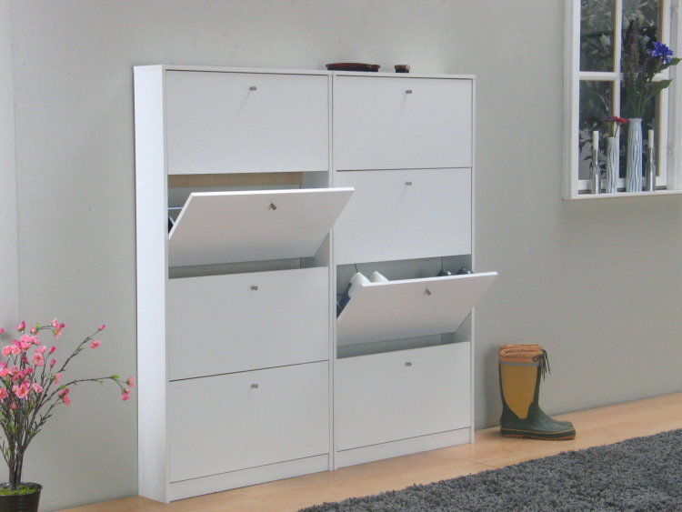 XL Schuhschrank Escape Schuhkipper Dielen Flur Schrank Schuhkipper Regal