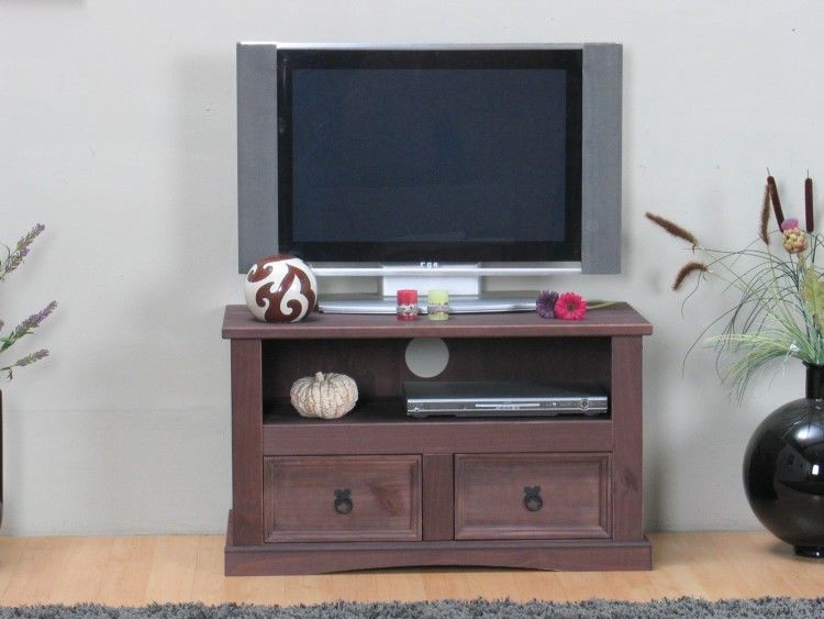 TV Hifi Tisch New Mexiko 2 Schubladen Fernsehschrank Multimedia Mexico kolonial