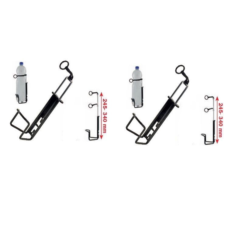 2x XL Trinkflaschenhalter Maxi verstellbar PET Flaschen
