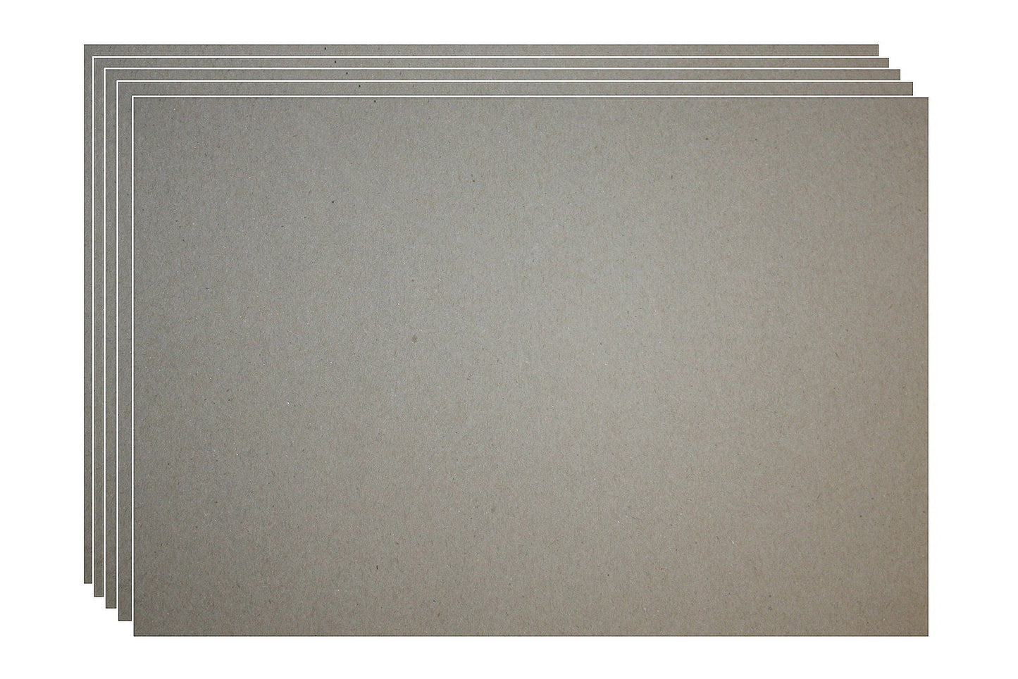 20 Blatt Graupappe 0,5mm Bastelpappe DIN A4/A5 Buchbinderpappe Pappe Graukarton
