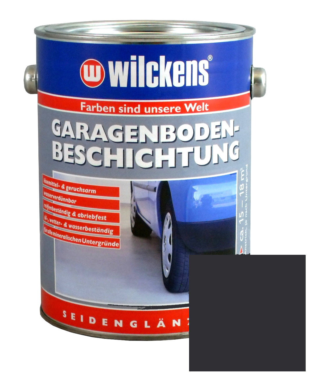 Garagen Bodenbeschichtung 2,5L Beton Boden Estrich Garage Farbe Beschichtung