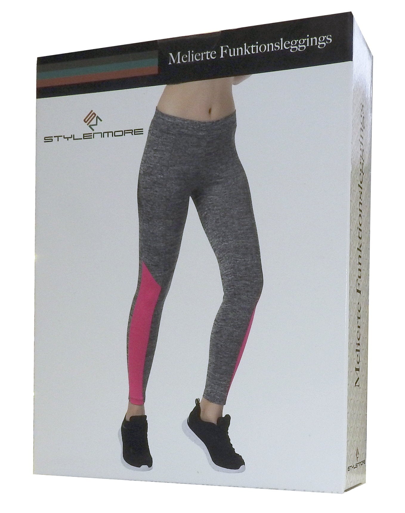 Damen Leggings Yoga Fitness Leggins Jogging Trainingshose Sporthose Hosen grau