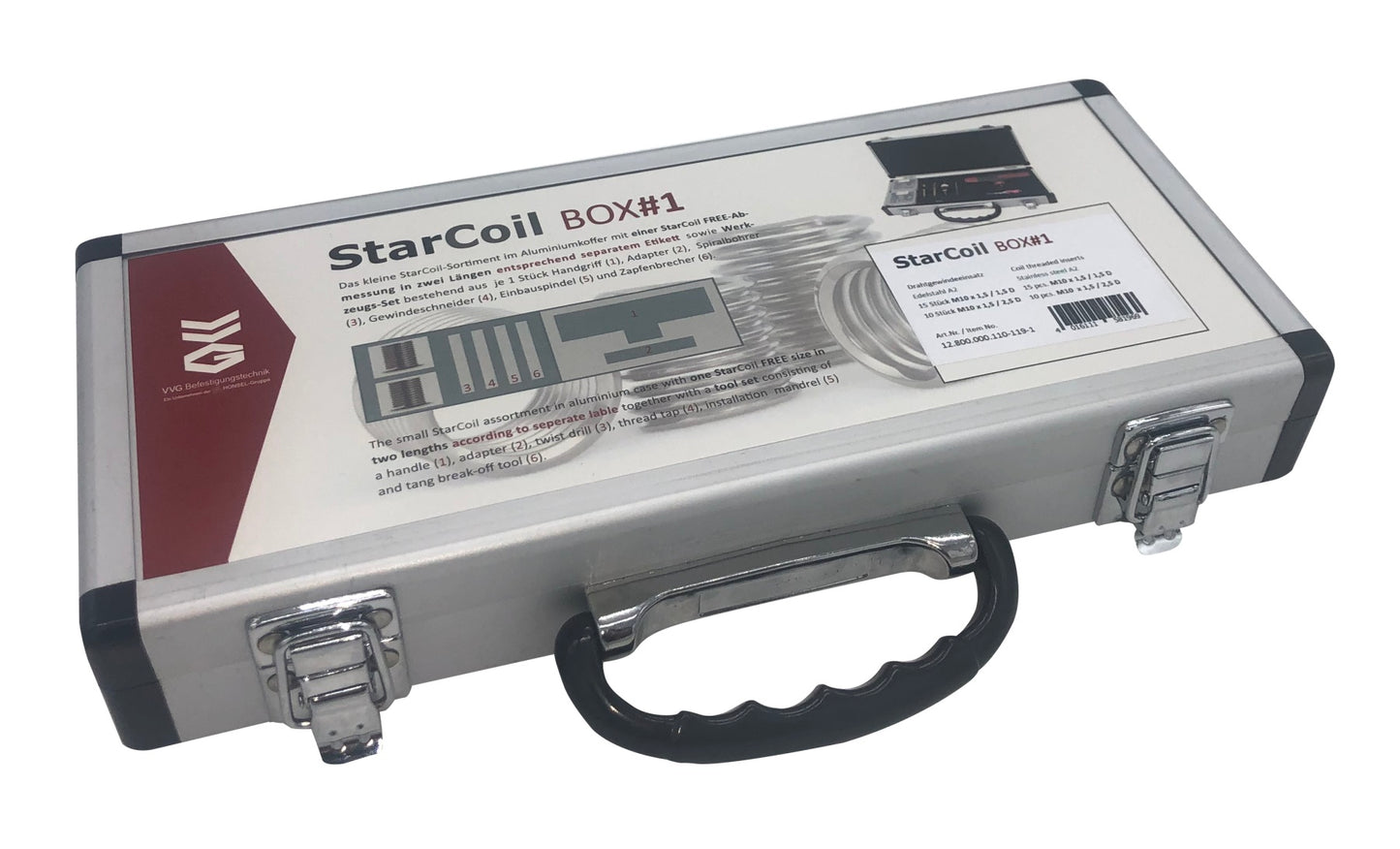 VVG Profi Gewindereparatur Set M3 Coil Gewindeschneider Gewinde Reparatur Satz