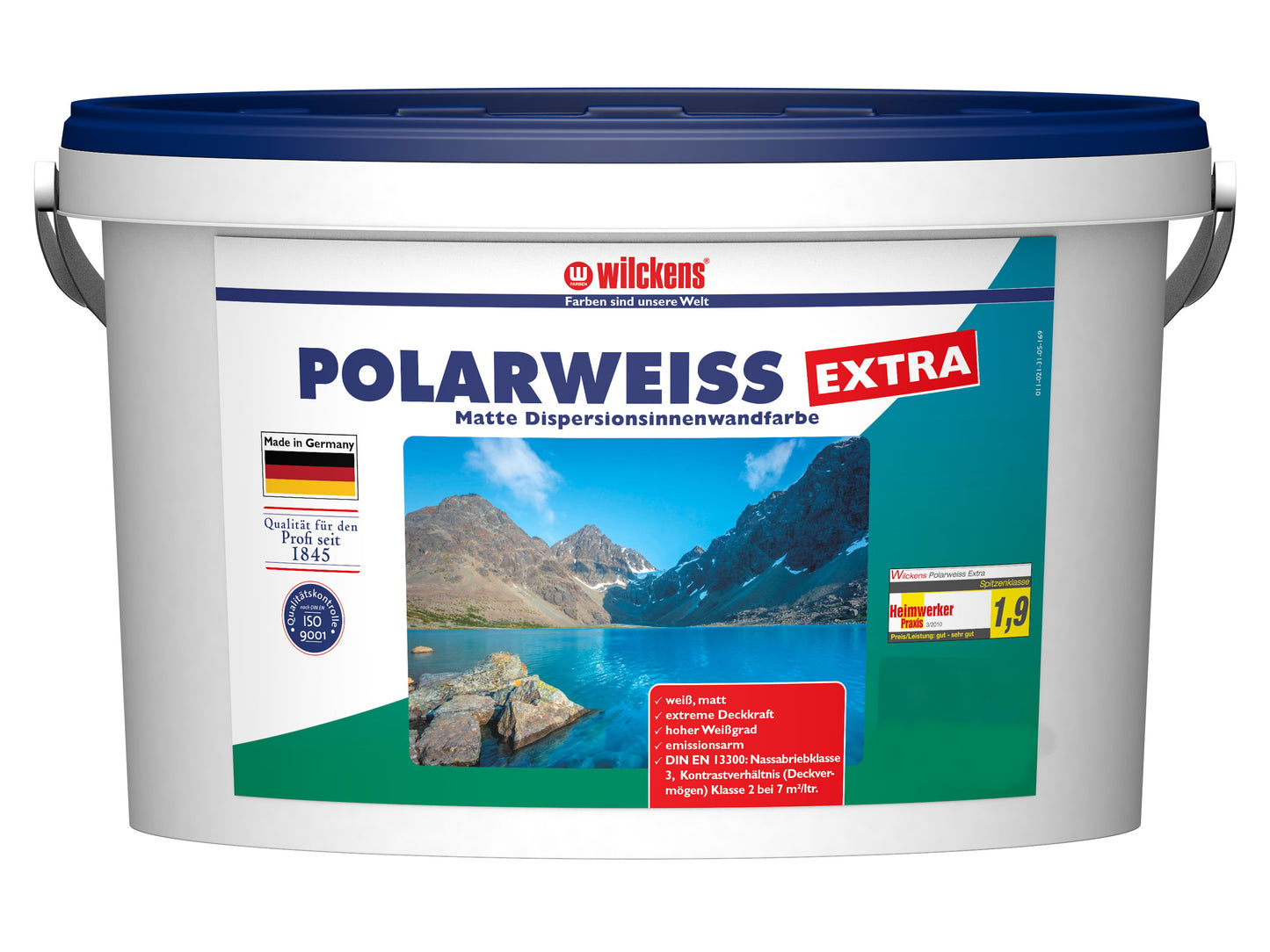 Wilckens 5l Polarweiss Extra Weiß Innenfarbe Wandfarbe hochdeckend Wohnraumfarbe