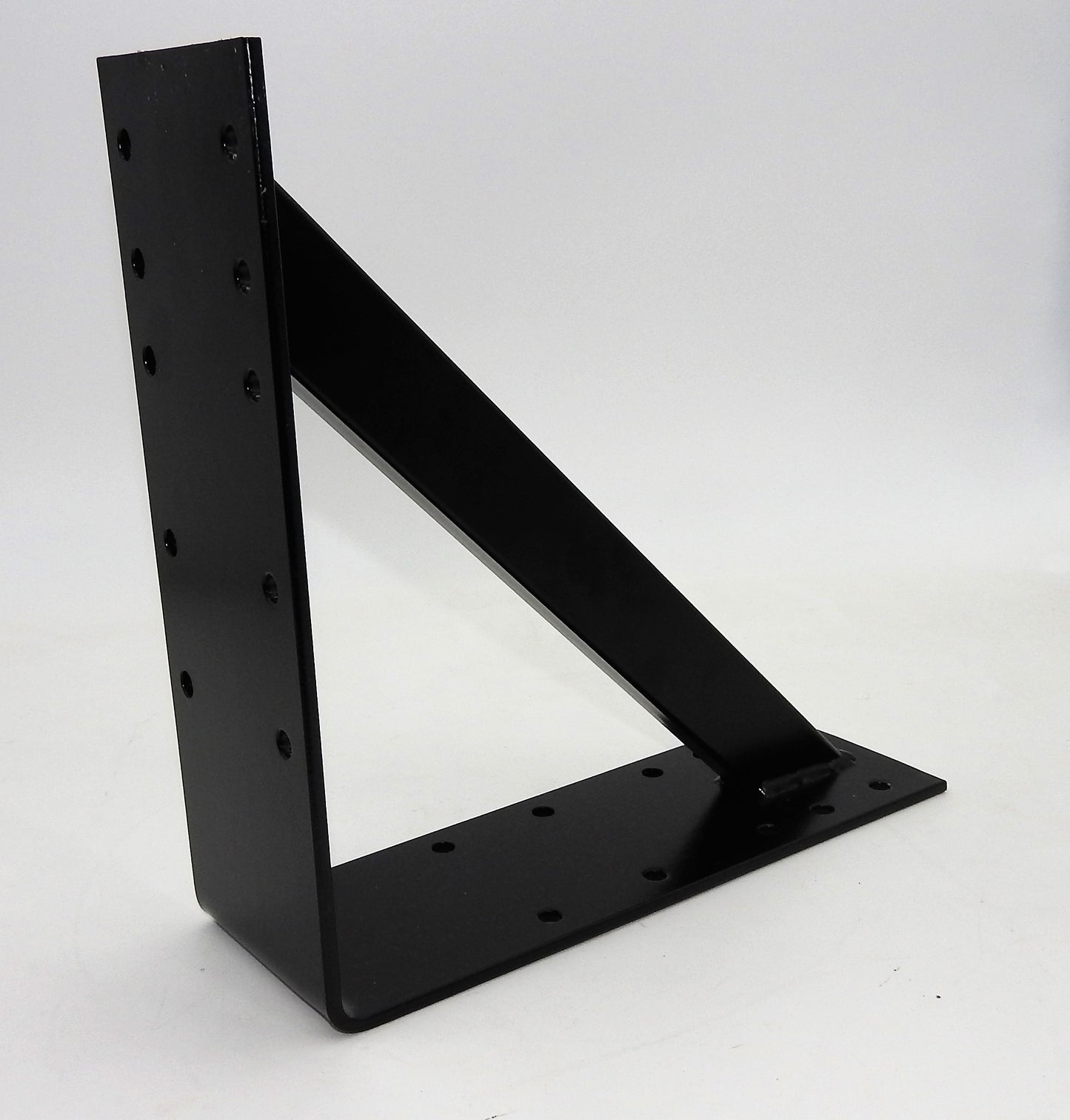 Stahl Winkel 300x300x100mm schwarz verstärkt Schwerlast Träger Schienenkonsole