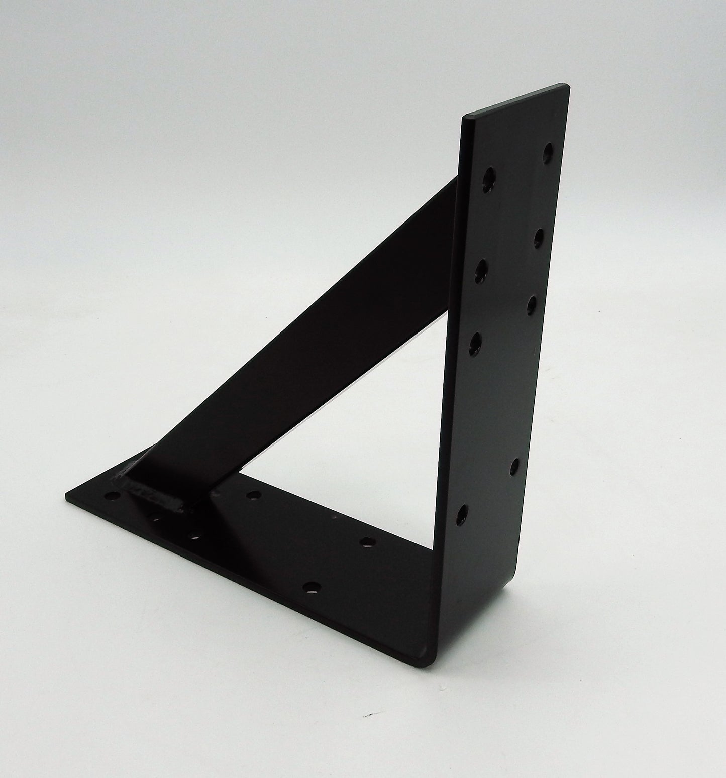 Großer Stahl Winkel 25x25x8cm 3mm extra stark Holzverbinder verstärkt schwarz