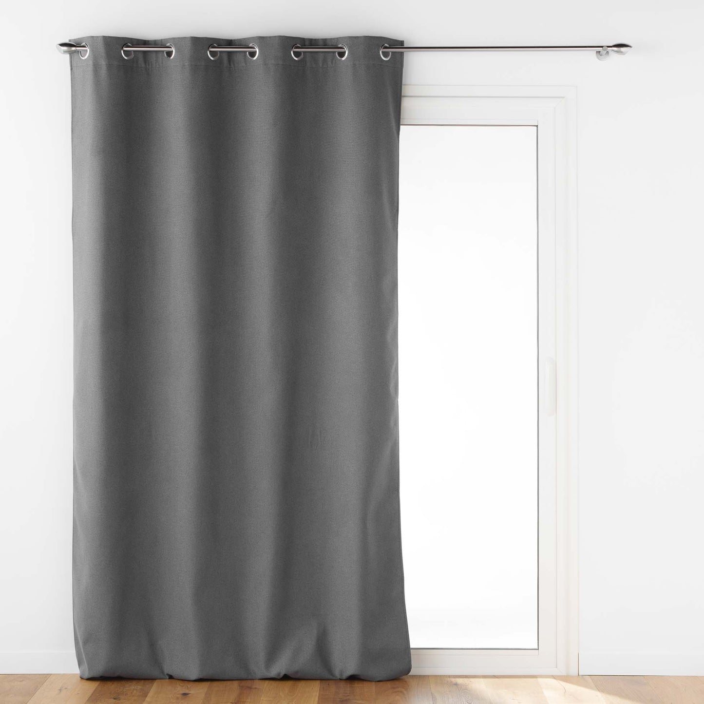 Vorhang blickdicht 140x260cm Gardine Schal Ösen Verdunkelung Thermo Schallschutz