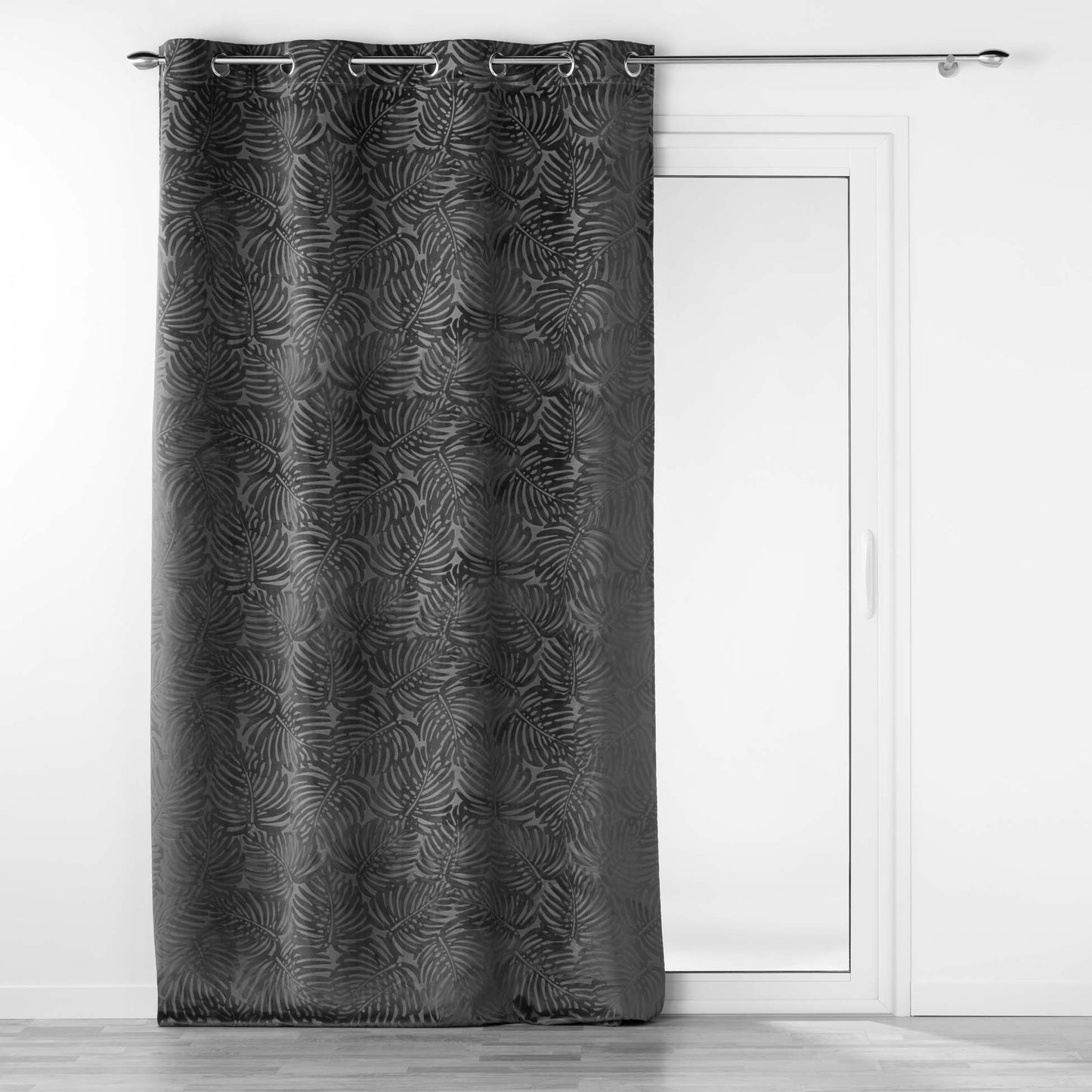 Ösenschal Vorhang 140x240 Samt-Struktur Gardine Schal Ösen blickdicht Gardine