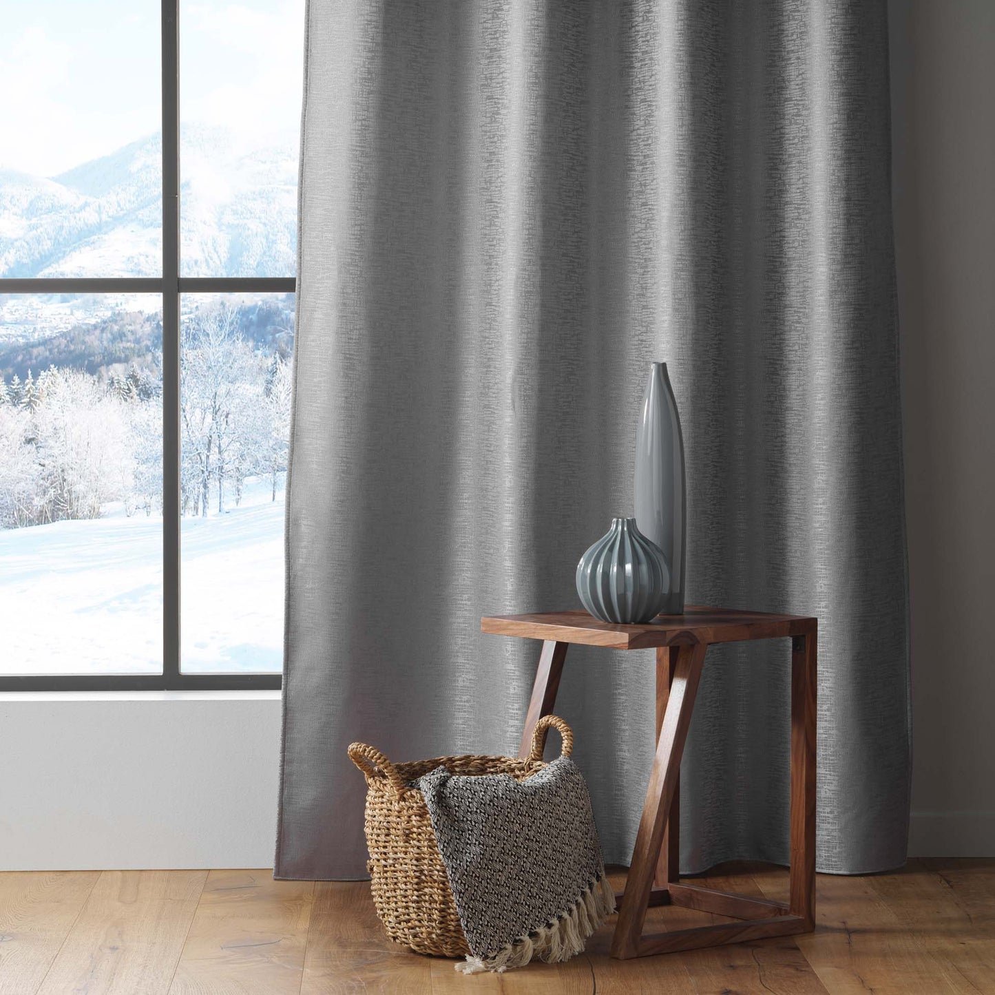 Vorhang blickdicht 140x260cm Gardine Schal Ösen Verdunkelung Thermo Schallschutz