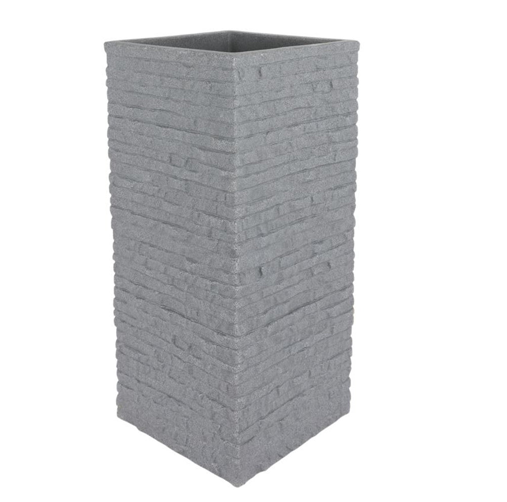 Säulentopf 60cm Blumentopf Blumenkübel Pflanzkübel Blumenkasten Ziegel Optik