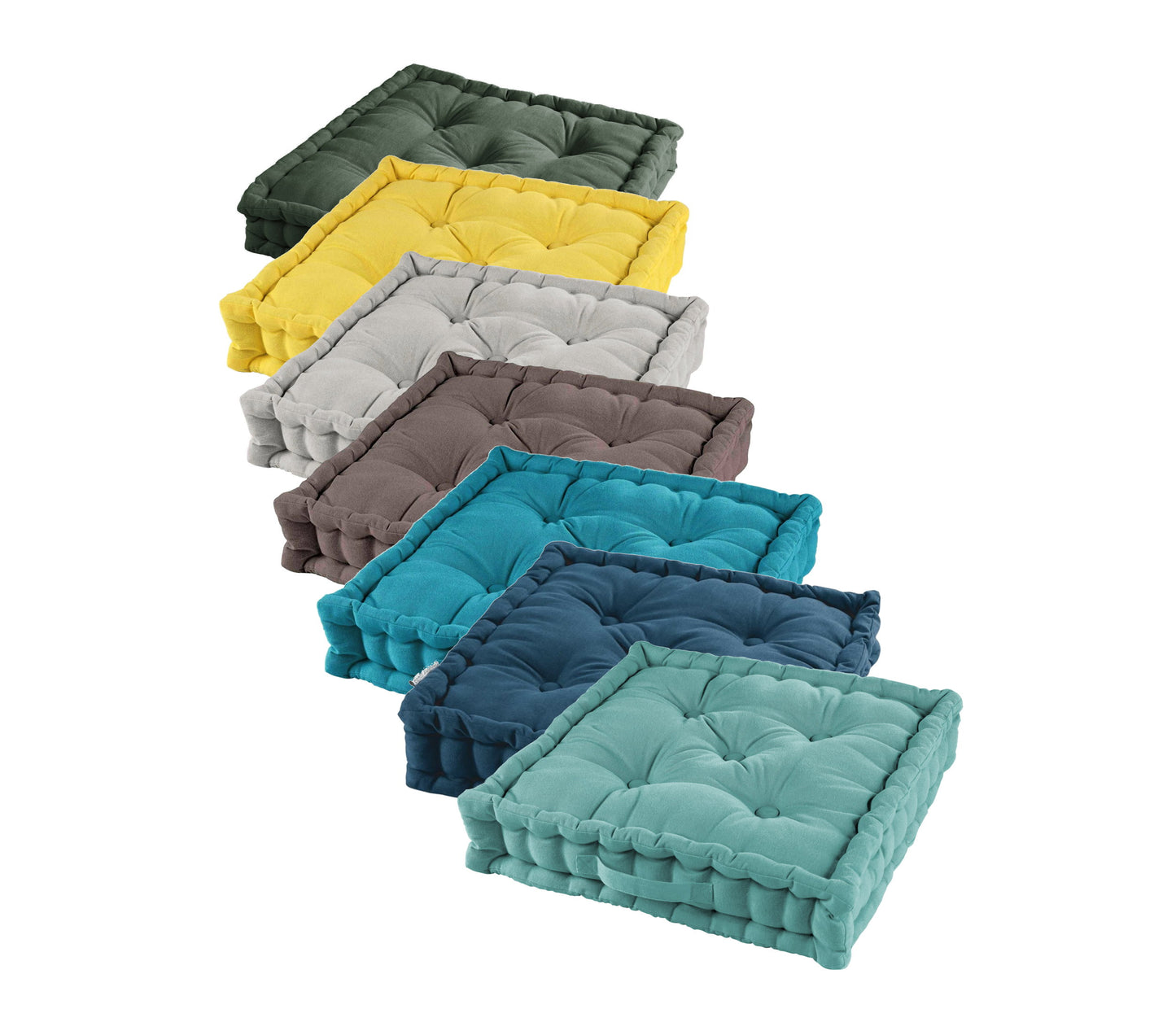 Premium Bodenkissen 45cm Sitz Stuhl Kissen Polster Auflage Palettenkissen Yoga