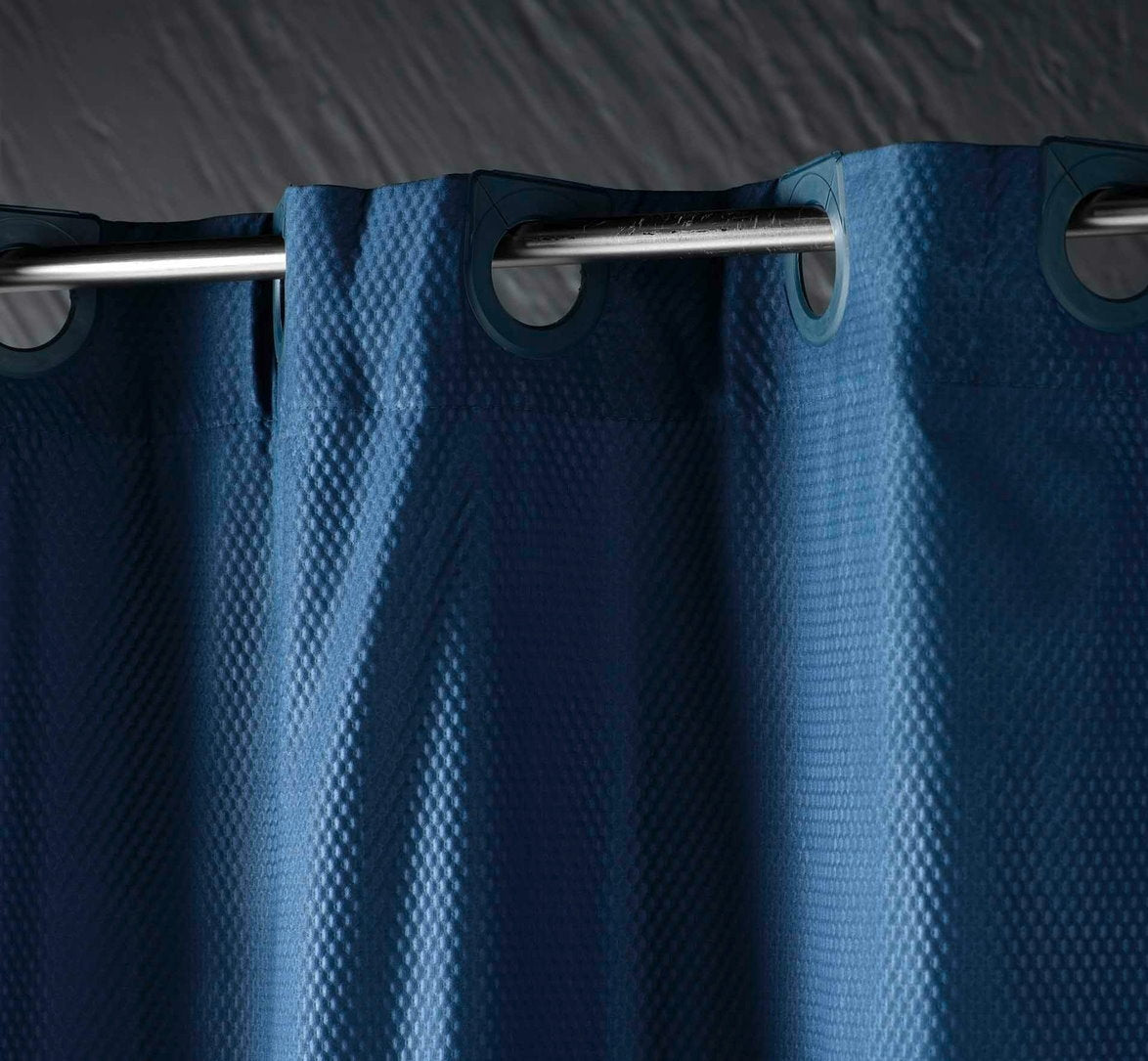 Premium Textil Struktur Duschvorhang 180x200 Badewanne Wannen Bad Dusche Vorhang