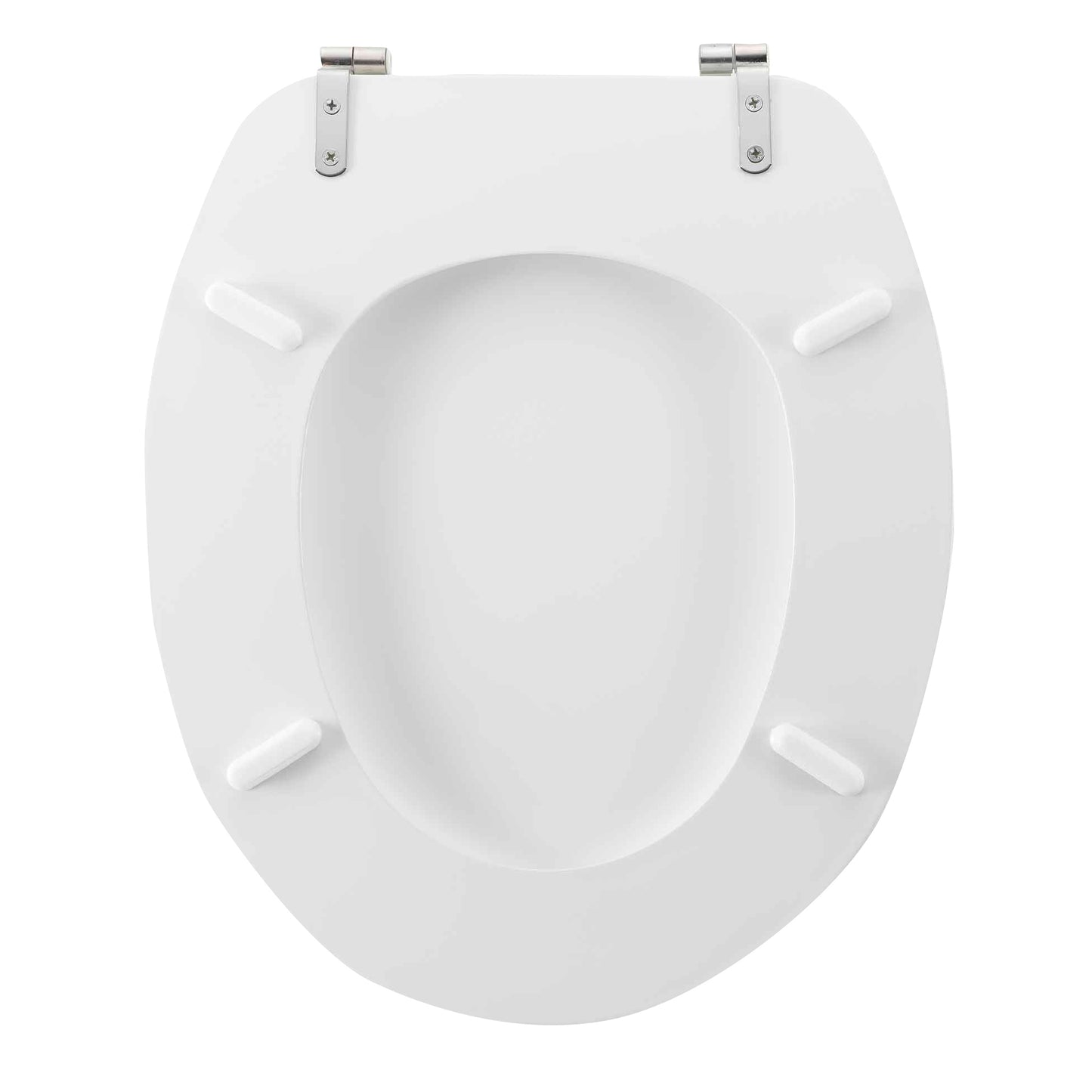 MDF WC Sitz Deckel Metallscharniere Klodeckel Toilette WC-BrilleToilettendeckel
