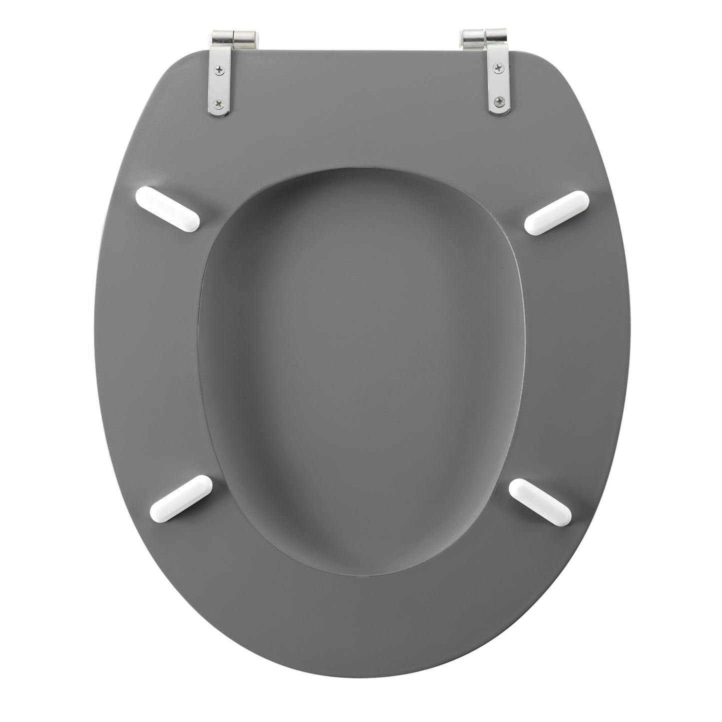 MDF WC Sitz Deckel Metallscharniere Klodeckel Toilette WC-BrilleToilettendeckel