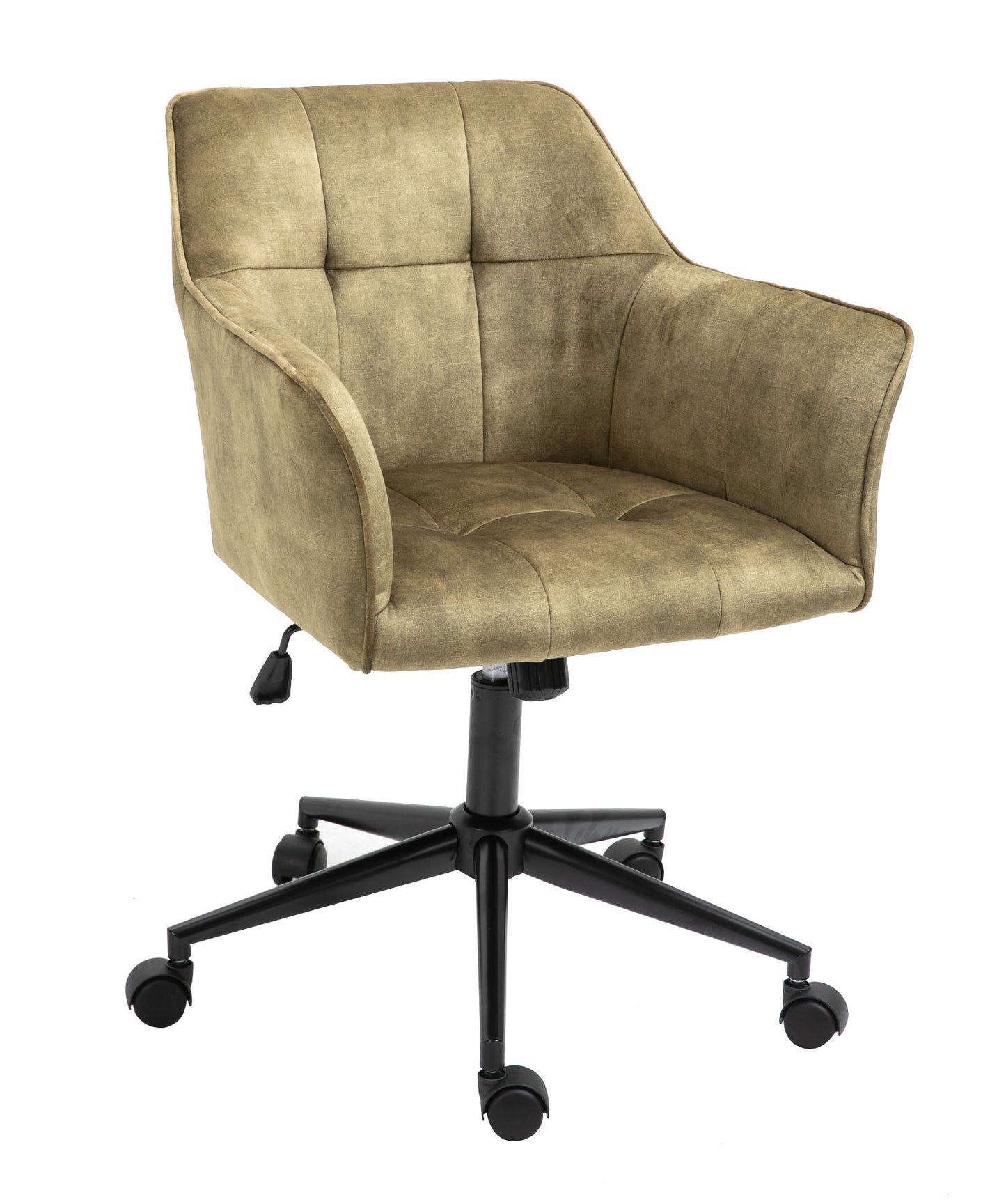 Office Stuhl Kipper Bürostuhl Drehstuhl Schreibtischstuhl Computerstuhl oliv