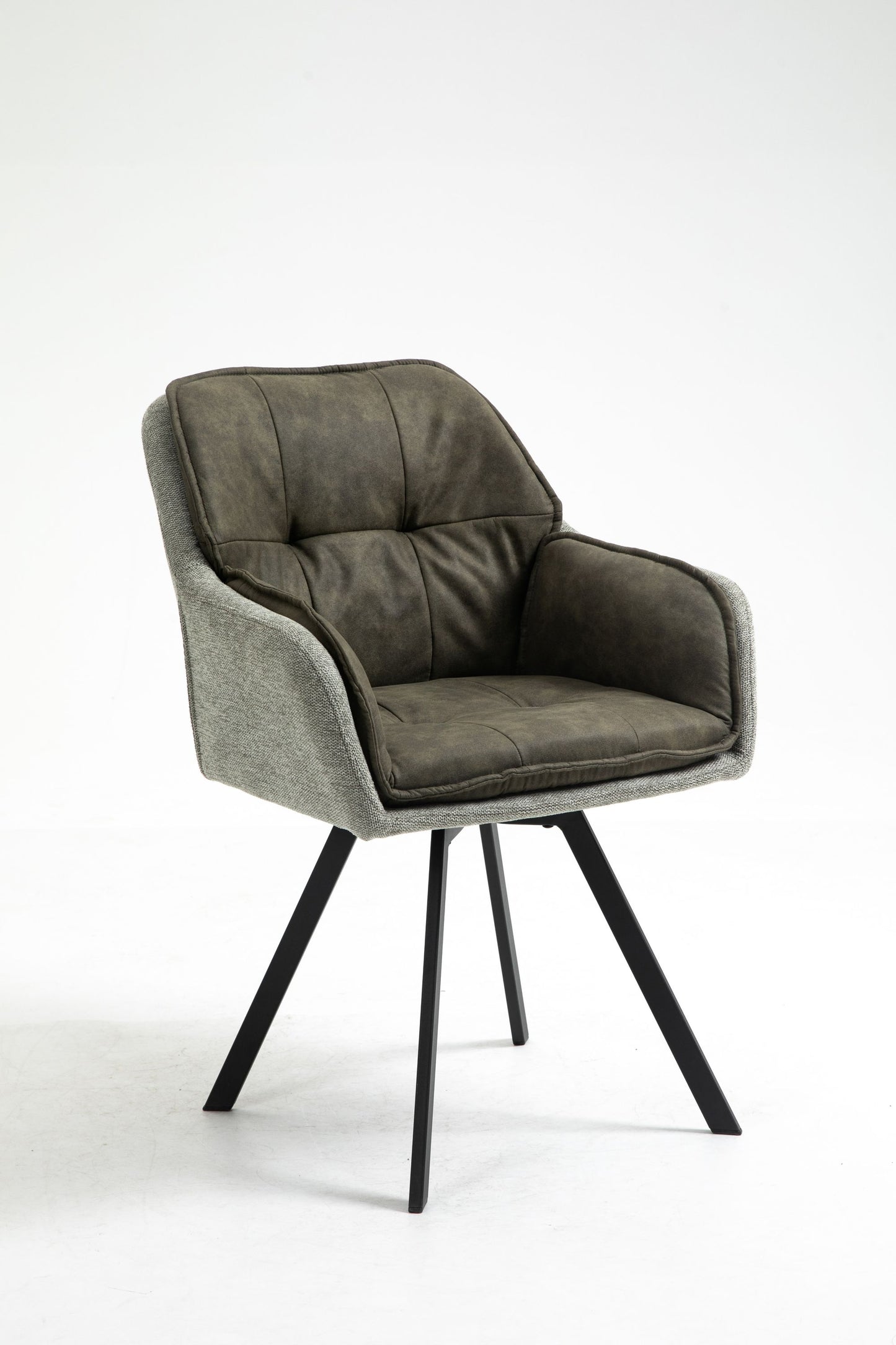 2er Set Drehstuhl Lukas Esszimmerstuhl Küchenstuhl Lounge Sessel Polsterstuhl