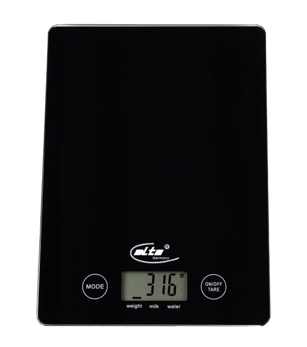 Digital Küchenwaage 1g-5kg Waage Küche Feinwaage Briefwaage Digitalwaage schwarz