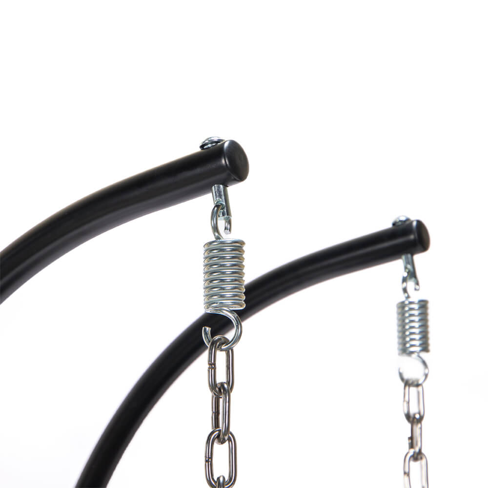 Korb Hängesessel Duetto mit Gestell + Kissen Hängestuhl Lounge Hängekorb Sessel