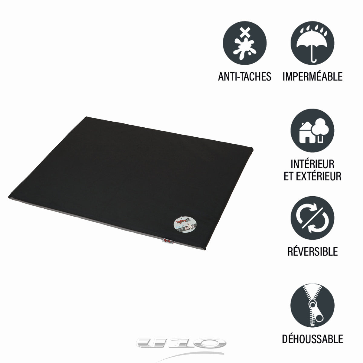 Outdoor Hundematte 80x60 wasserdicht Hundekissen Hunde Bett Schlafplatz Matratze