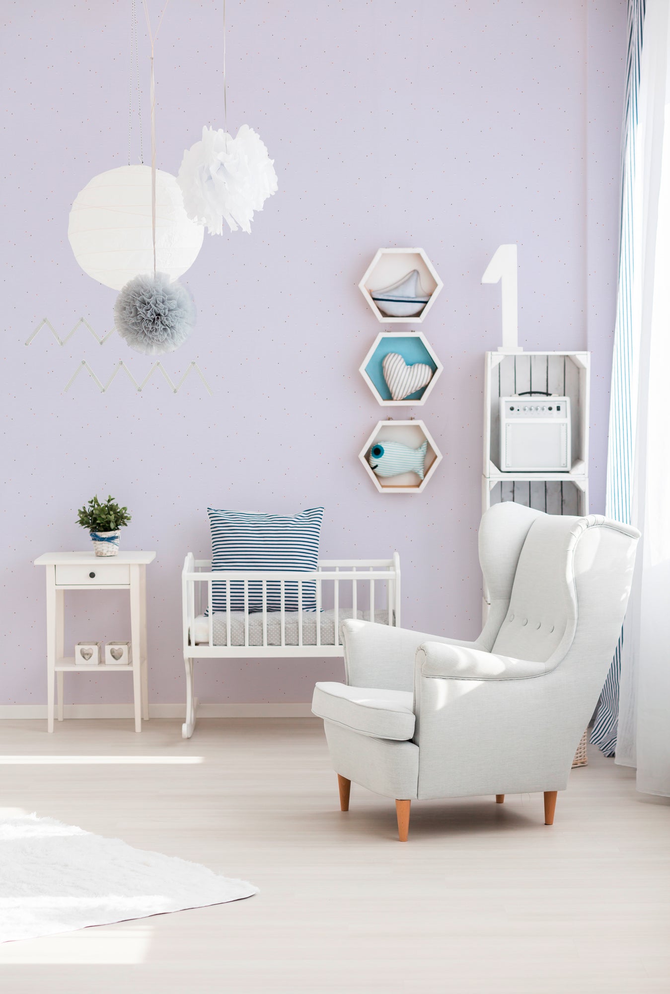 A.S. Création Tapeten mit Punkten Blau Vliestapete 219480 Wandtapete