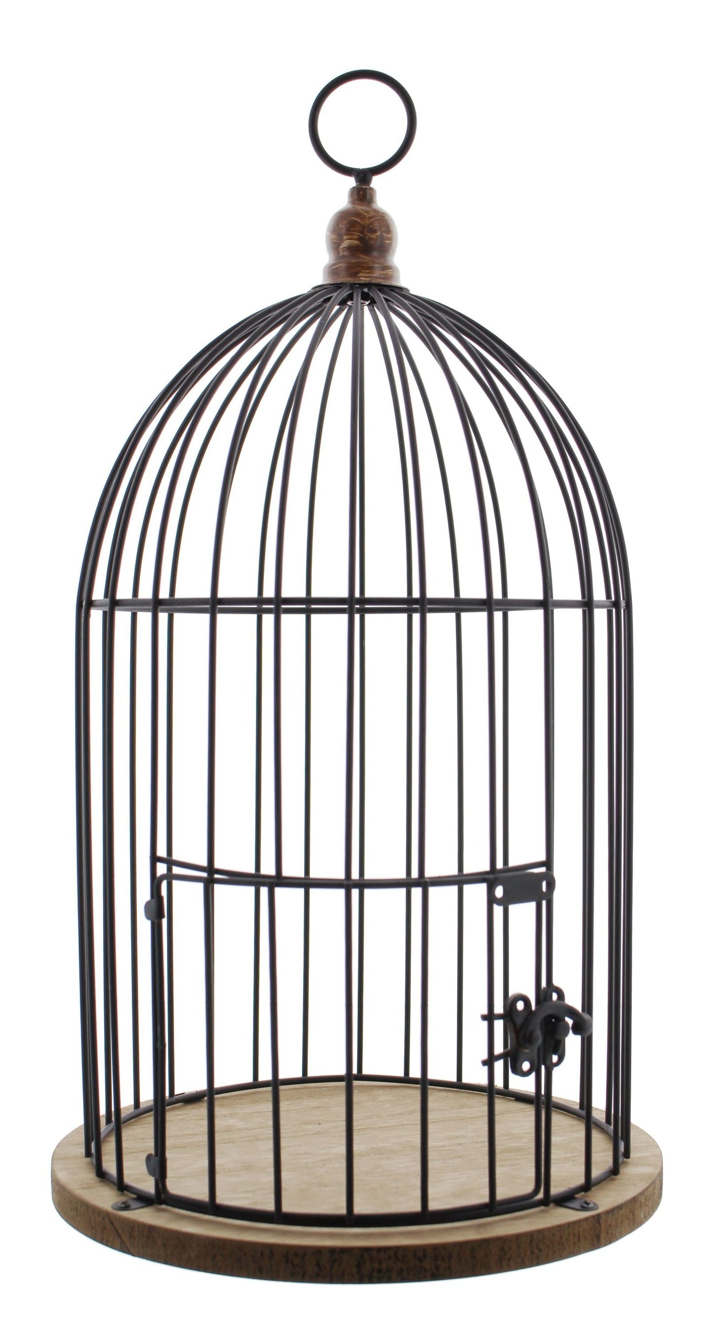Deko Käfig 41cm Hedwig Metall Vogelkäfig Pflanzkäfig Pflanzkorb Hängekorb Korb