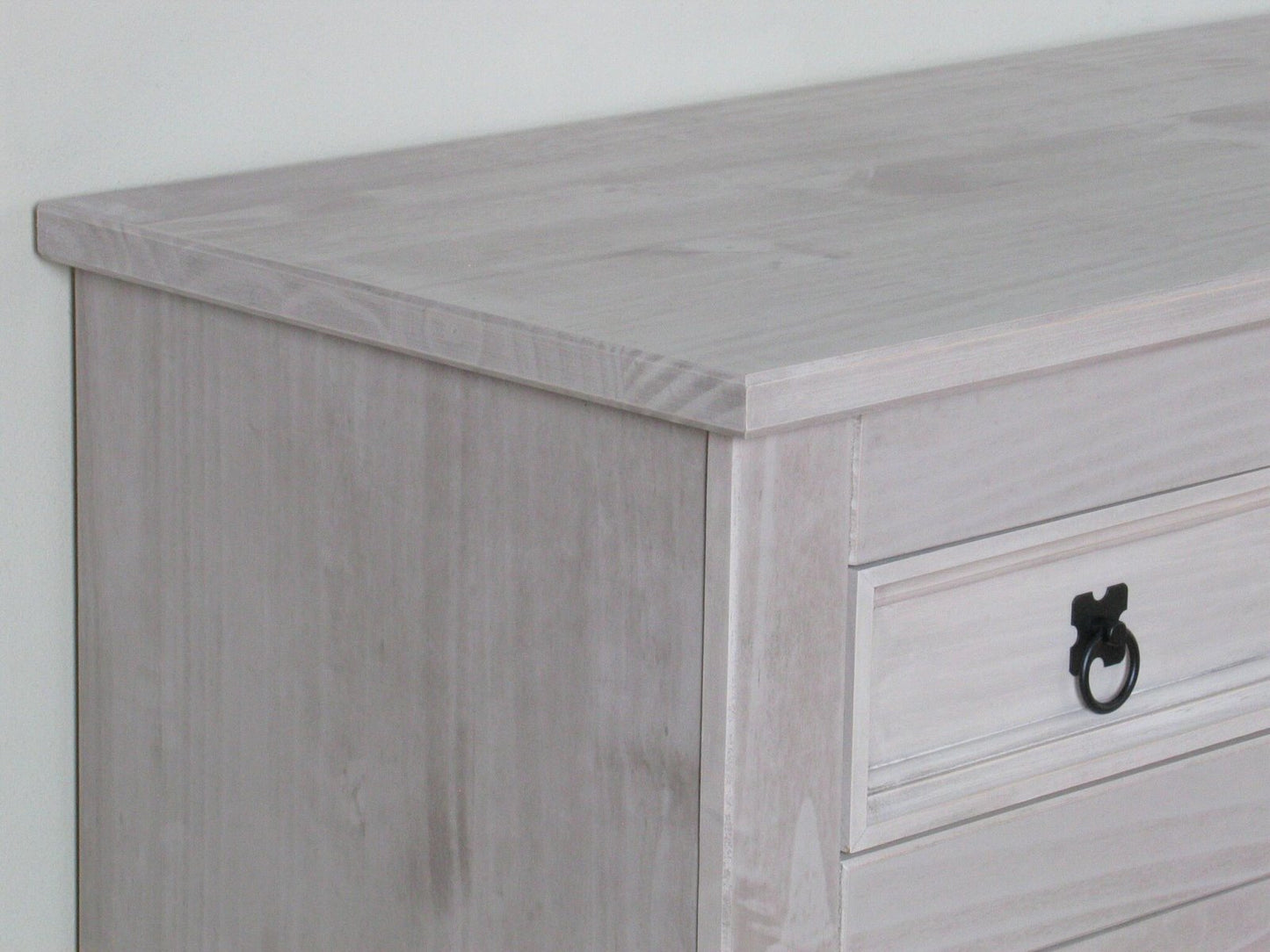 Sideboard New Mexiko Kiefer massiv grau Mexico Kommode Anrichte Schrank