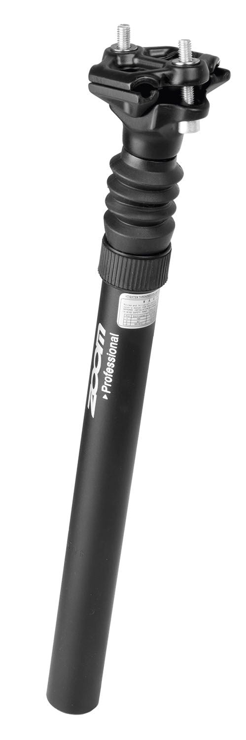 ZOOM Fahrrad Sattelstütze Ø 27,2mm gefedert Alu verstärkt 350mm Vorspannung