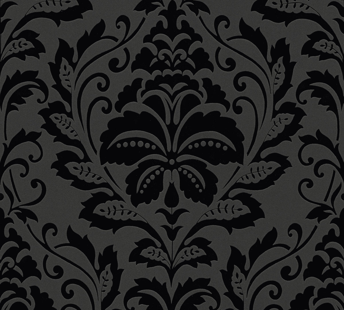 A.S. Création Barocktapete Schwarz 255426 Tapete Black & White Wandtapete Design