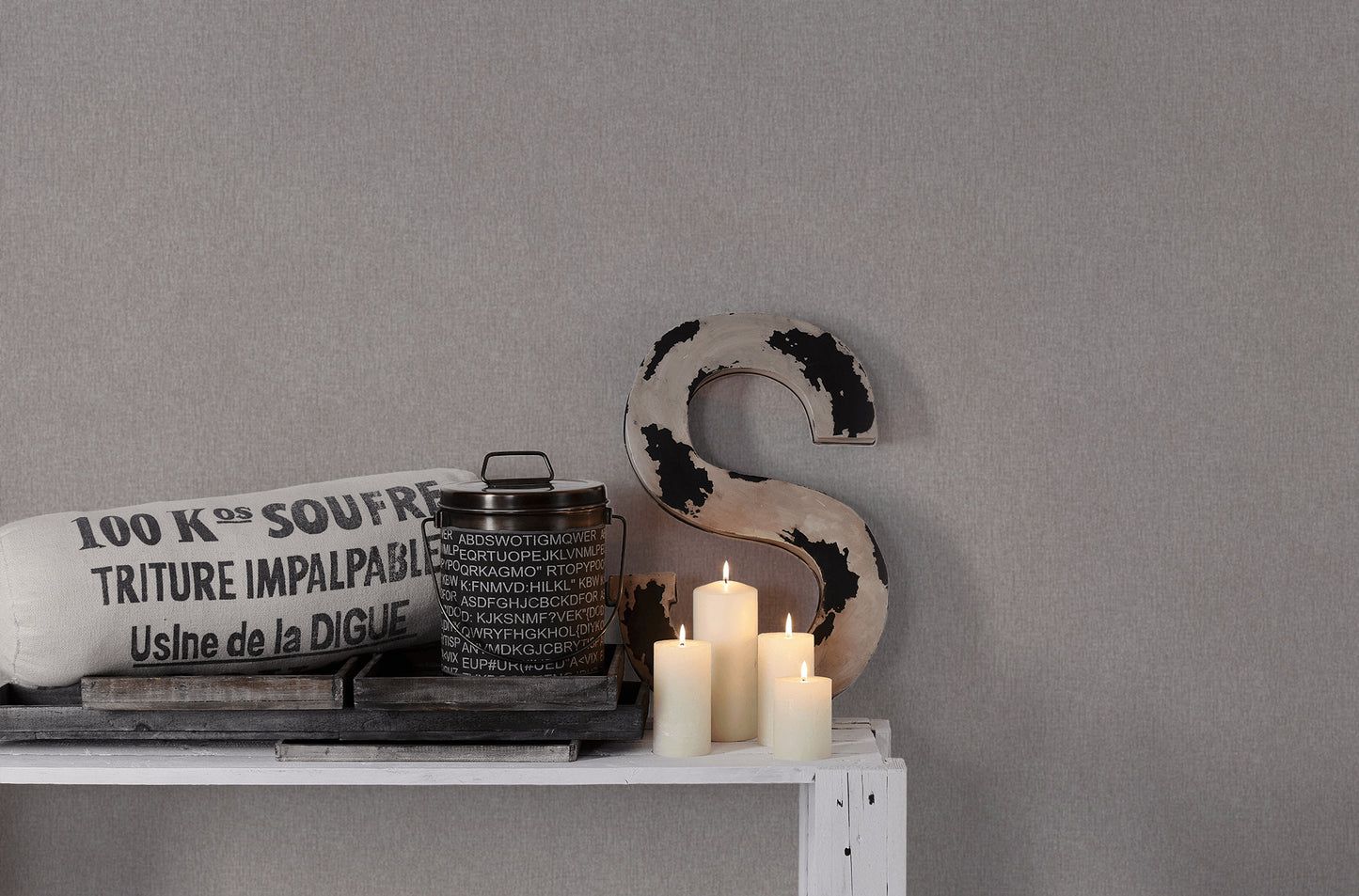 A.S. Création Unitapete Braun Vliestapete 297303 Wandtapete