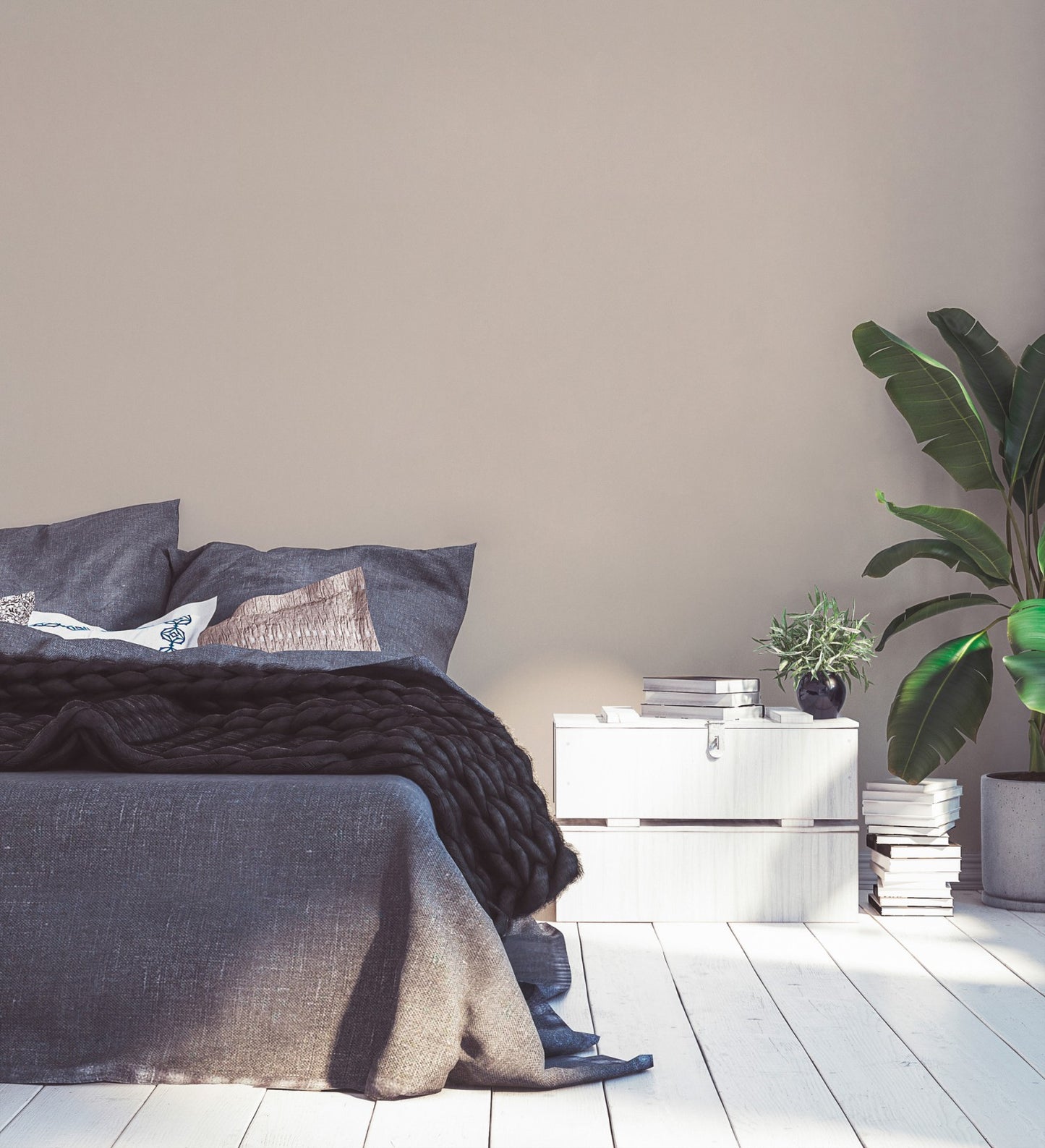 Unitapete Beige Vliestapete 303226 Wandtapete einfarbig A.S. Création Tapete