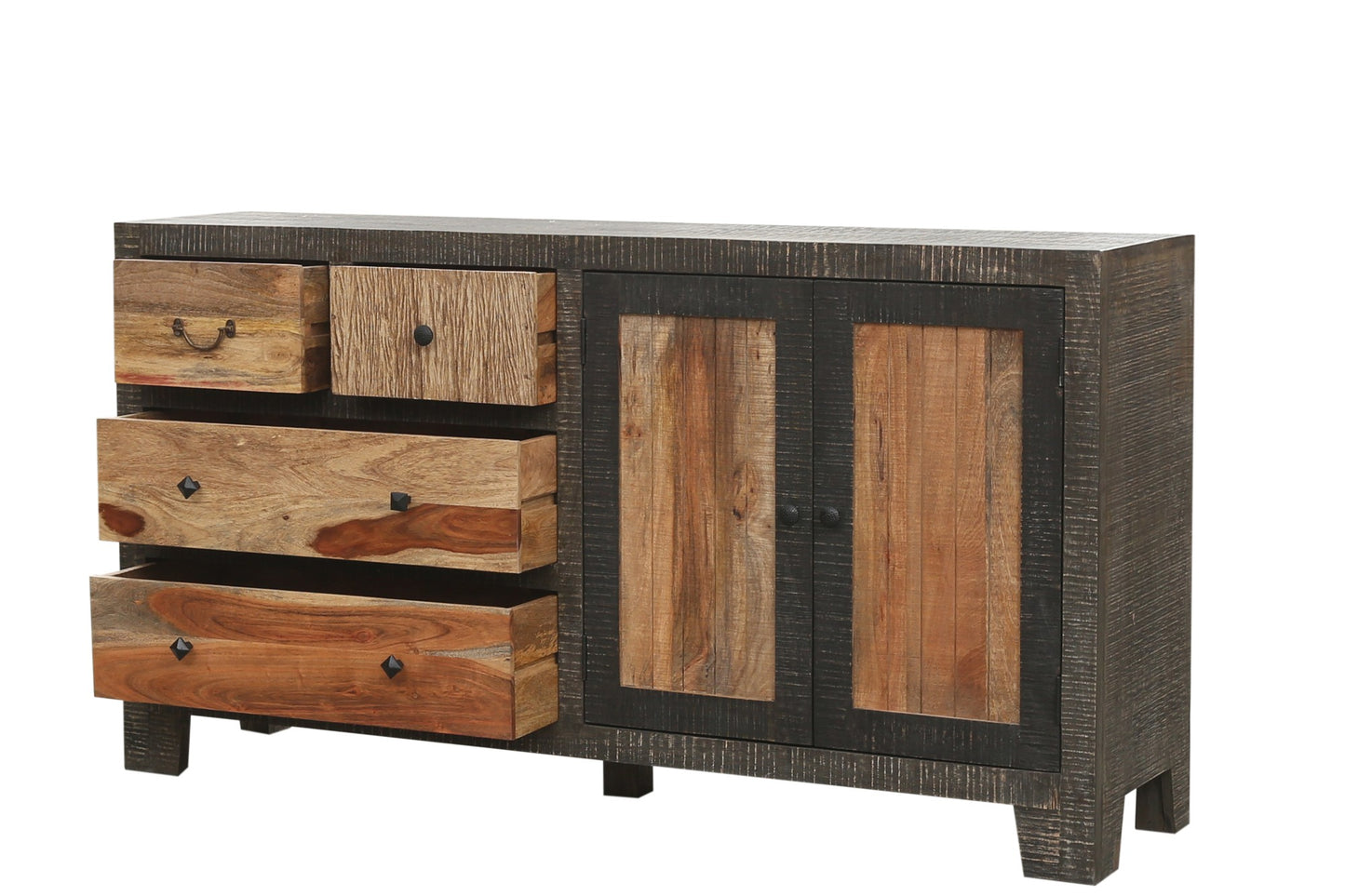 INTERIA Home & Living Sideboard 88cm TARIM Kommode Schrank Anrichte Holz Buffet