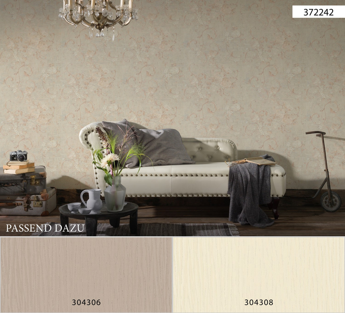 Unitapete Braun Vliestapete 304306 Wandtapete einfarbig A.S. Création Tapete