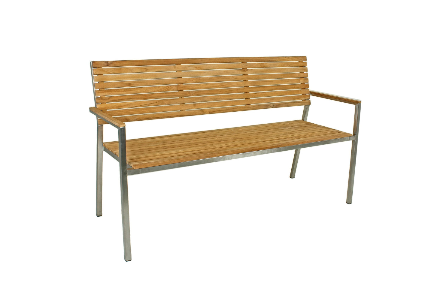 Teak Friesenbank Parkbank Gartenbank Holz Landhaus Bank Holzbank Garten Sitzbank