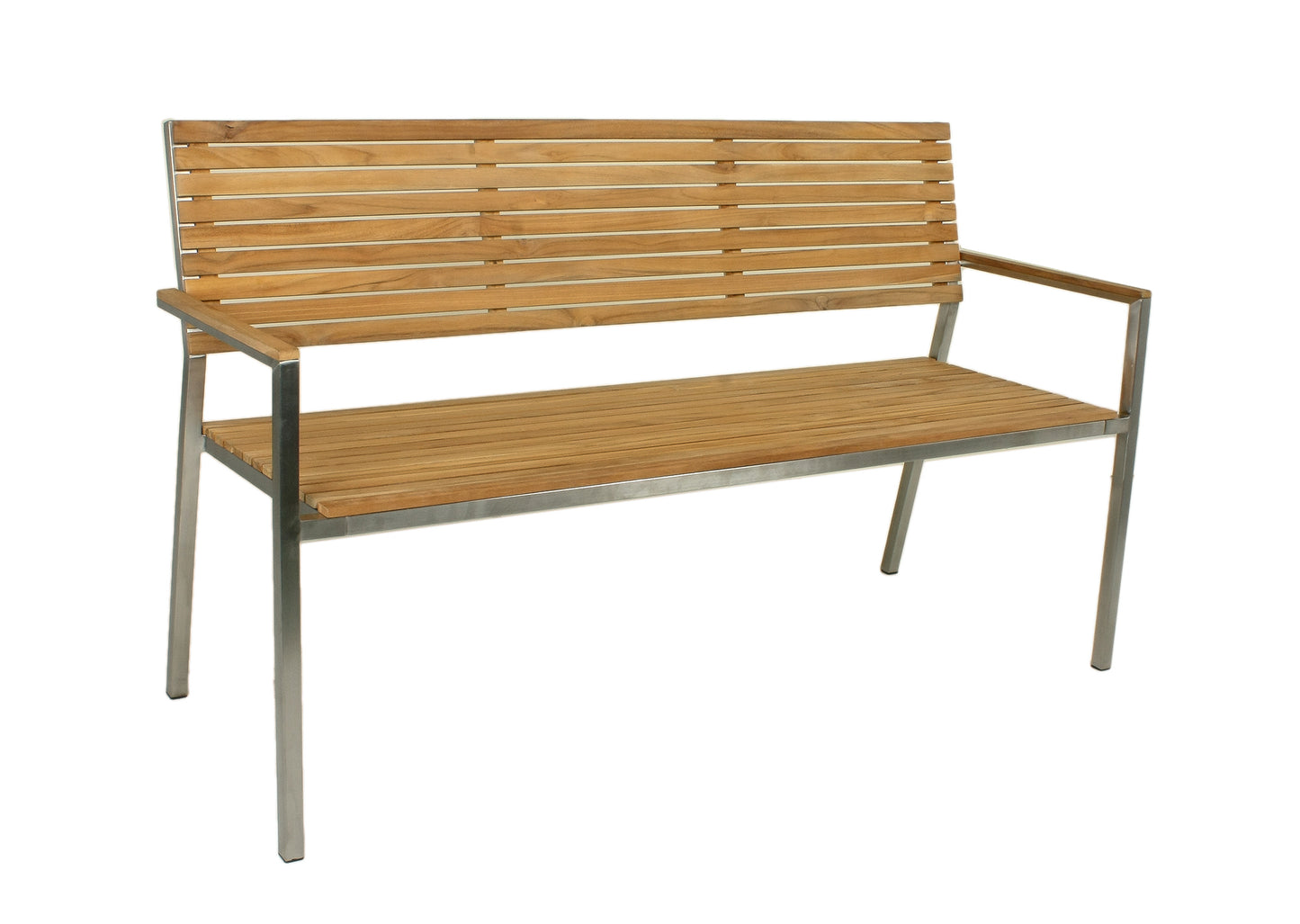 Teak Friesenbank Parkbank Gartenbank Holz Landhaus Bank Holzbank Garten Sitzbank