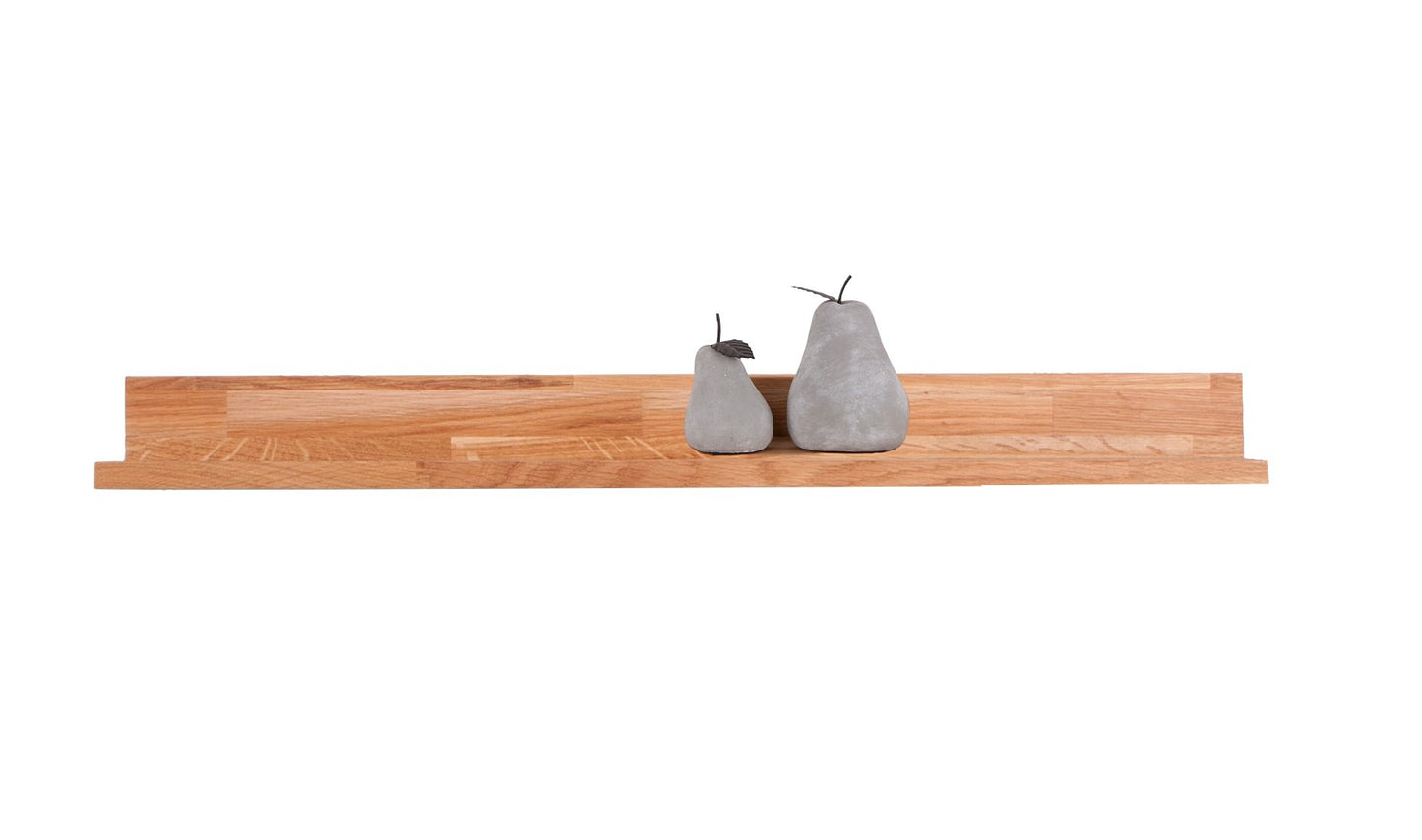 Garden Pleasure Wandboard KALLE 80cm geölt Regal Wandregal Holz Eiche FSC Board