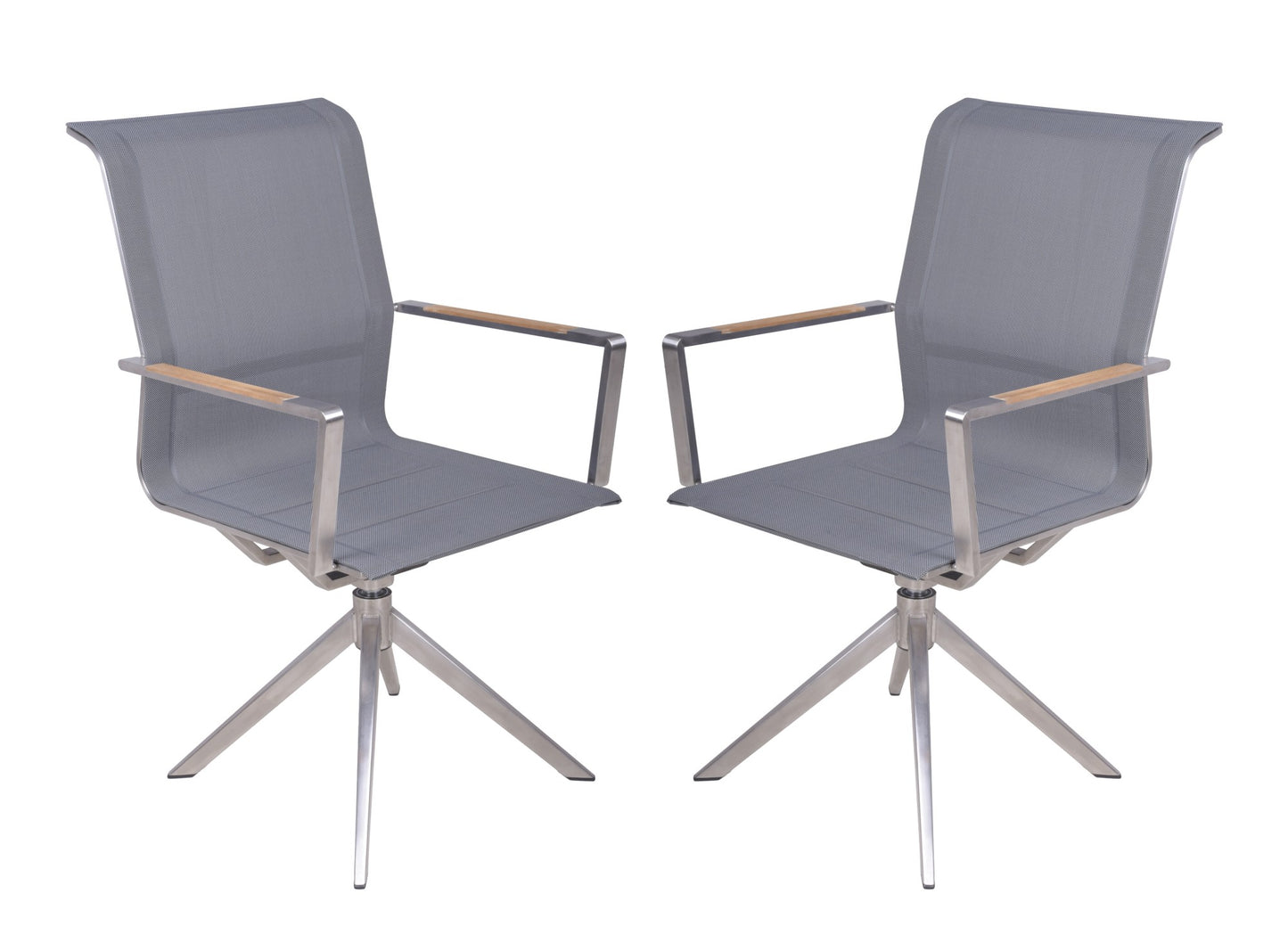 2er Set Drehstuhl Salida Küchenstuhl Sessel Garten Terrasse Esszimmer Stuhl