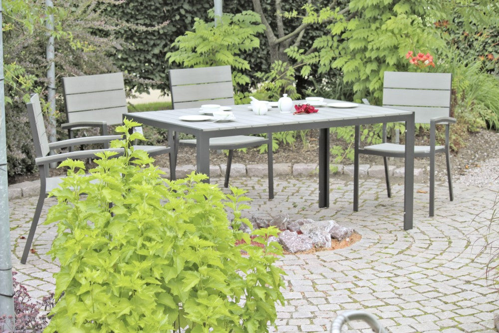 2x Garden Pleasure Stapelstuhl Gartenstuhl Garten Stuhl Sessel Terrasse Möbel