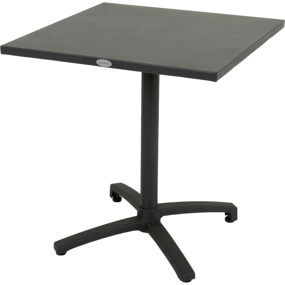 3tlg. Alu Tischgruppe Garten Tisch Stapelstuhl Esstisch Stuhl Sessel Sitzgruppe