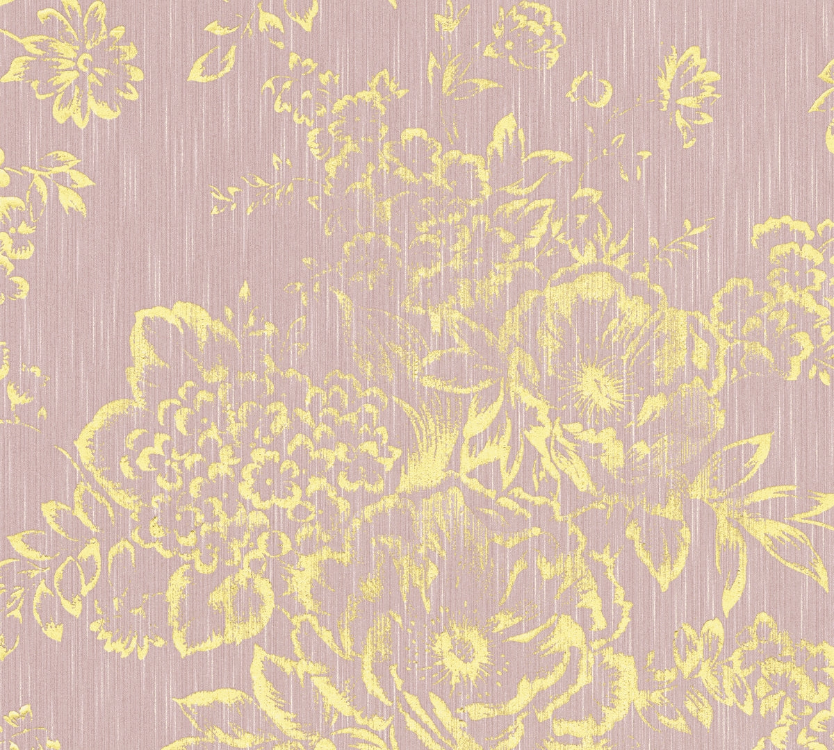A.S. Création Blumentapete Gold 306575 Tapete Metallic Silk Wandtapete Design