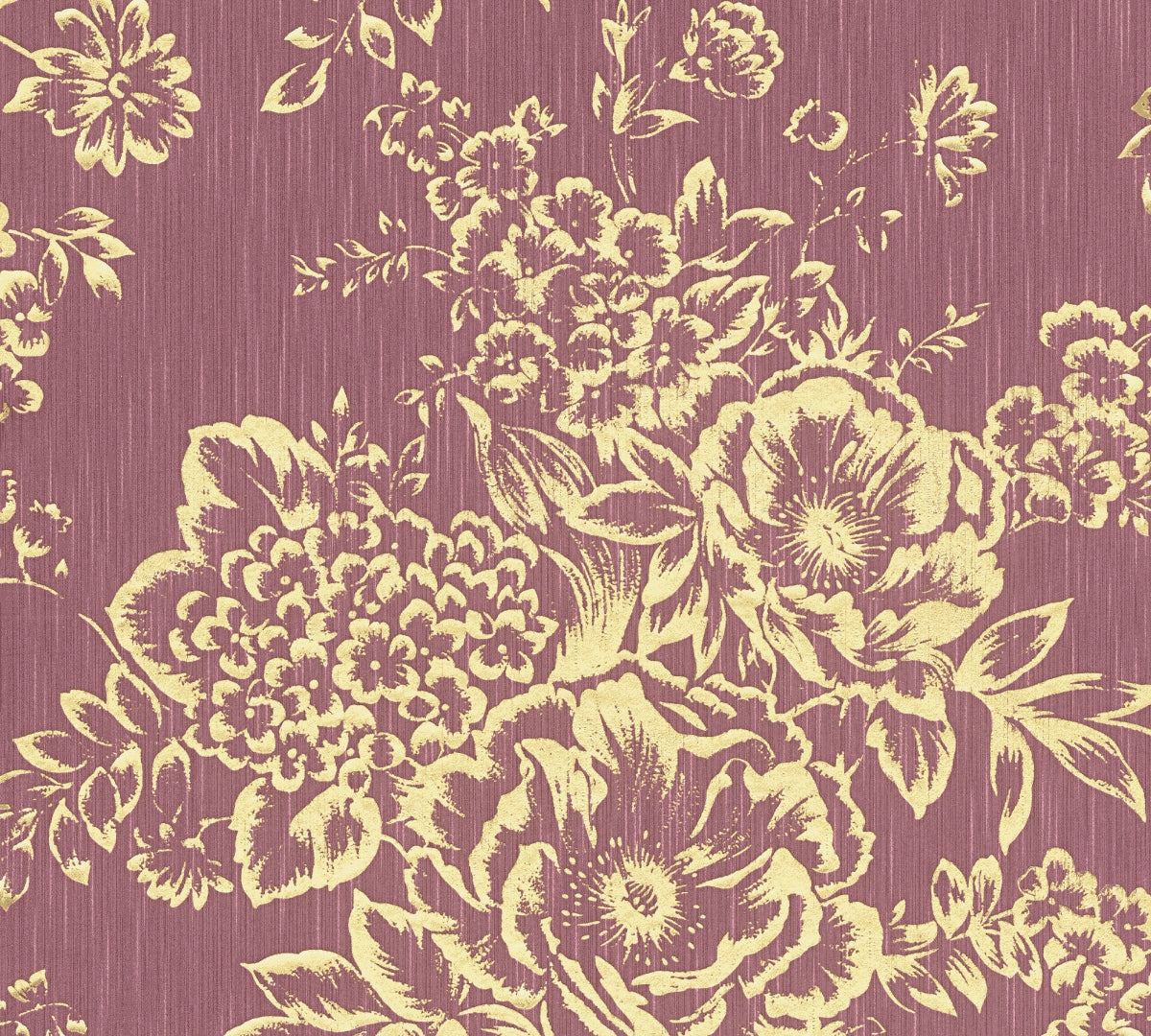 A.S. Création Blumentapete Gold 306576 Tapete Metallic Silk Wandtapete Design