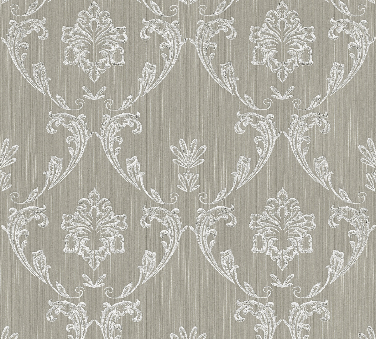 A.S. Création Barocktapete Silber 306583 Tapete Metallic Silk Wandtapete Design