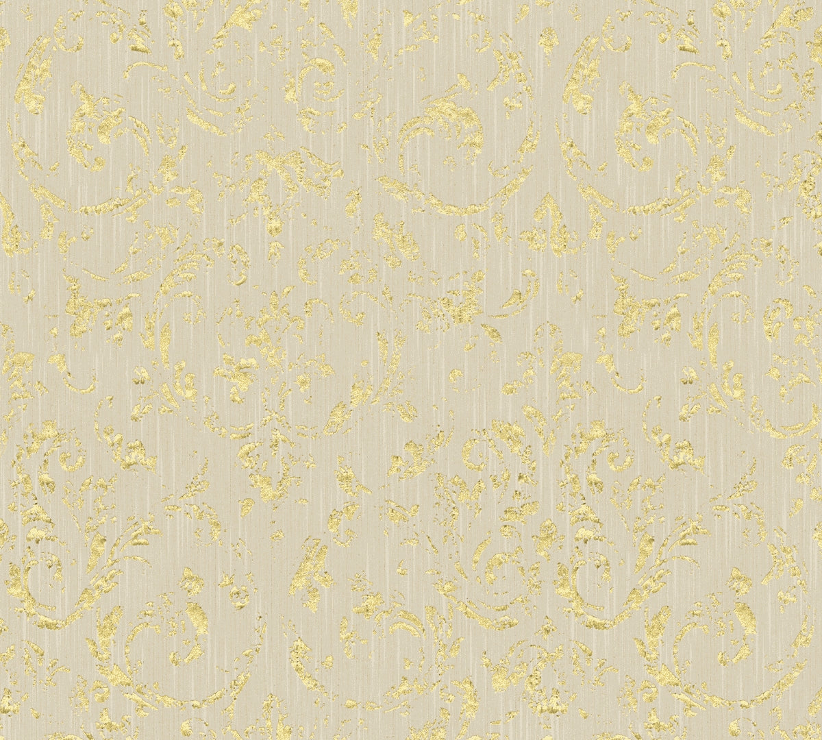 A.S. Création Barocktapete Beige 306602 Tapete Metallic Silk Wandtapete Design