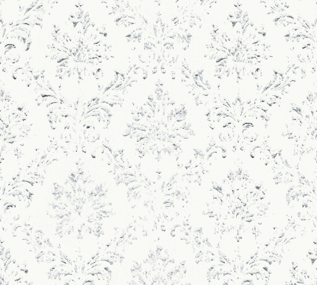 A.S. Création Barocktapete Weiß 306621 Tapete Metallic Silk Wandtapete Design